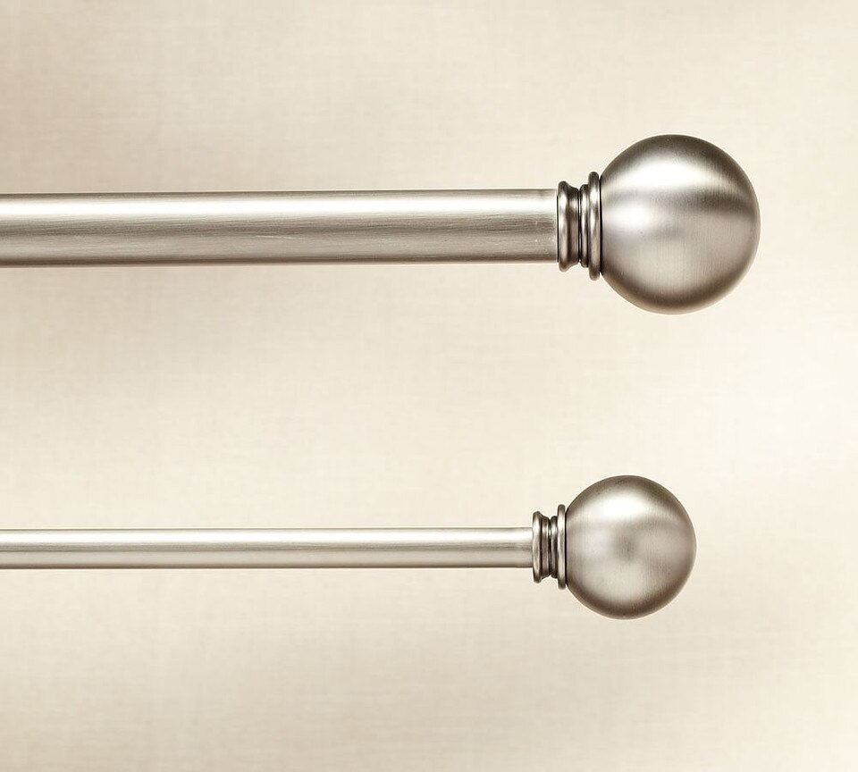 Pewter Curtain Hardware Collection Pottery Barn Australia